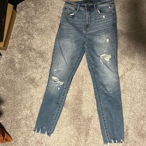 Abercrombie curve love super skinny ankle jeans size 28